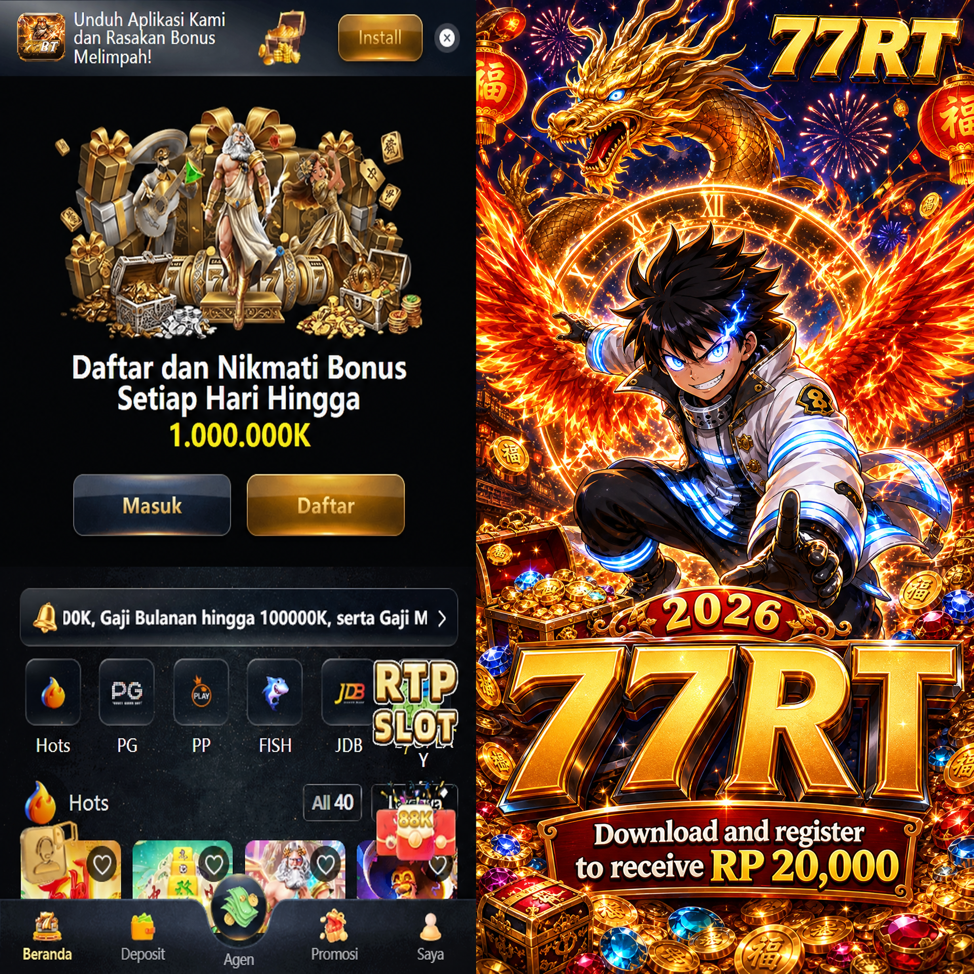 77RT - Pilihan Game PG Soft untuk Penggemar Slot Online