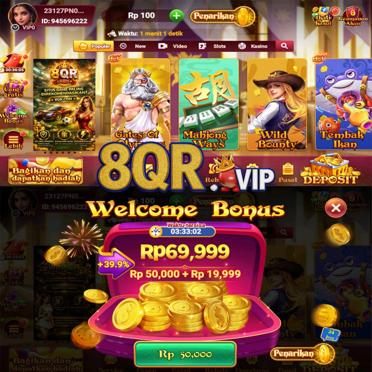 8QR - Game Slot Online dengan Beragam Tema dan Fitur Bonus