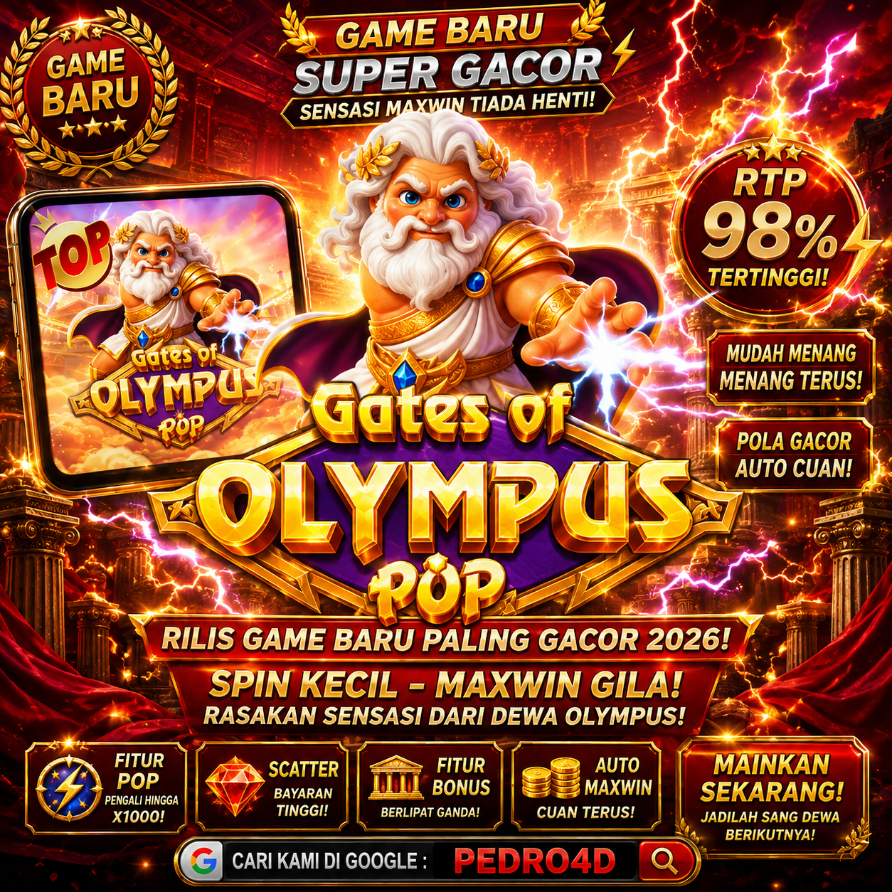 PEDRO4D - Portal Hiburan Game Online Mobile Resmi & Terpercaya
